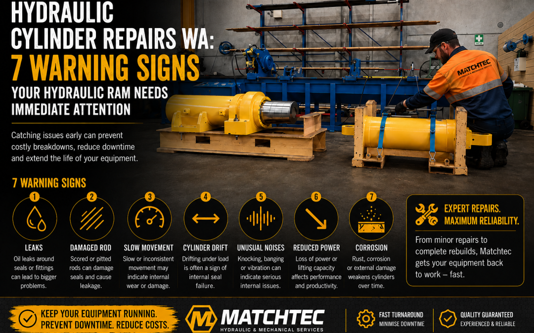 Hydraulic Cylinder Repairs WA: 7 Warning Signs Your Hydraulic Ram Needs Immediate Attention